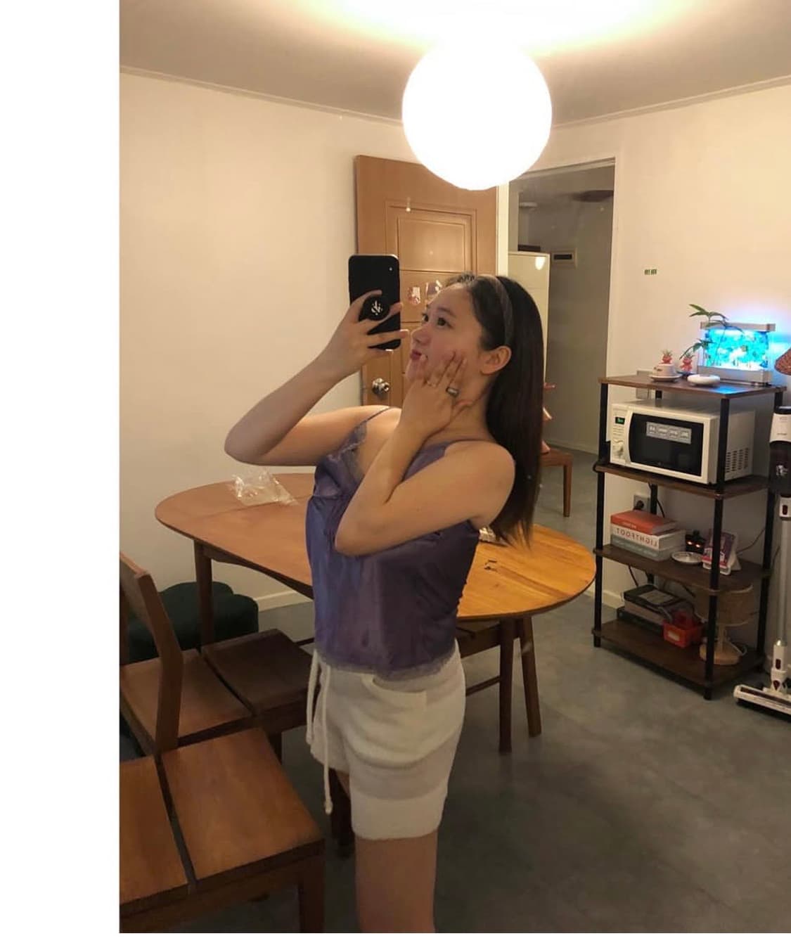 브라운 체크 머리띠 📔 상품이미지1