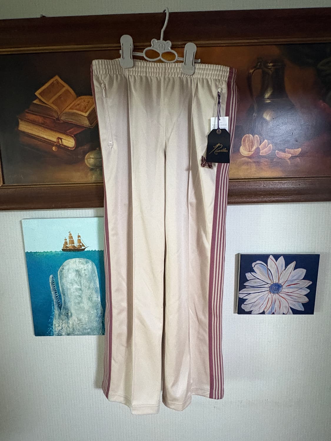 [새상품] 니들스 트랙팬츠 폴리 스무스 아이보리 L 상품이미지1