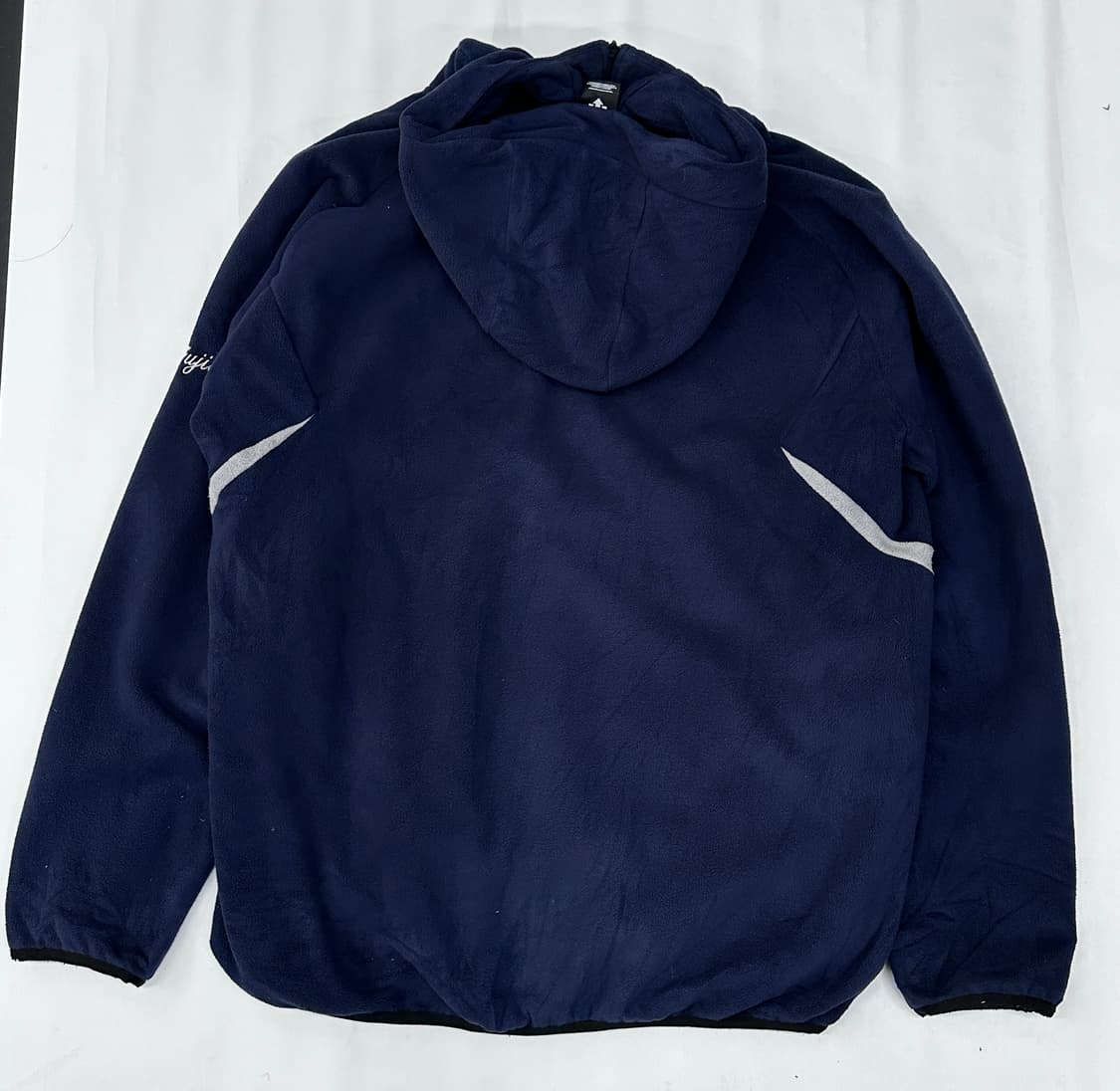 재팬 데상트 네이비 후드 후리스 플리스집업 아우터 아노락 스포티 블록코어 상품이미지3