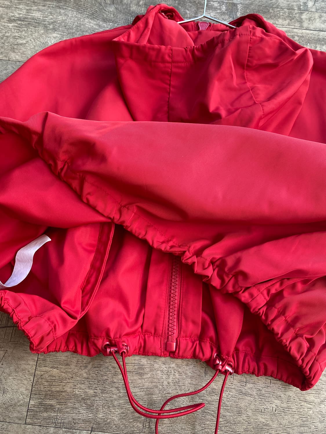 ZARA 레드 크롭 바람막이 상품이미지5