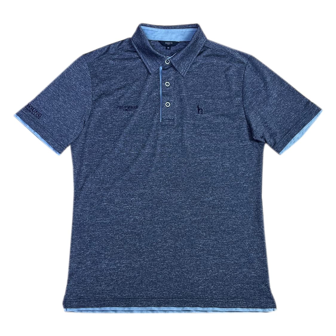 헤지스 골프 배색 쿨 반팔 카라티 95 상품이미지1