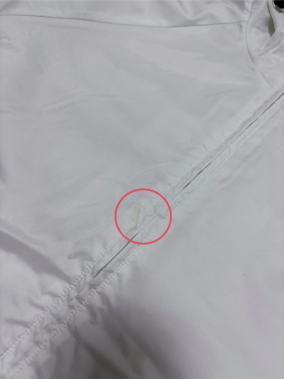아디다스 화이트 삼선 바람막이  상품이미지6