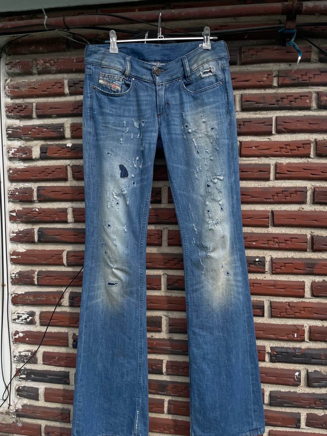 빈티지 데미지 부츠컷 상품이미지1