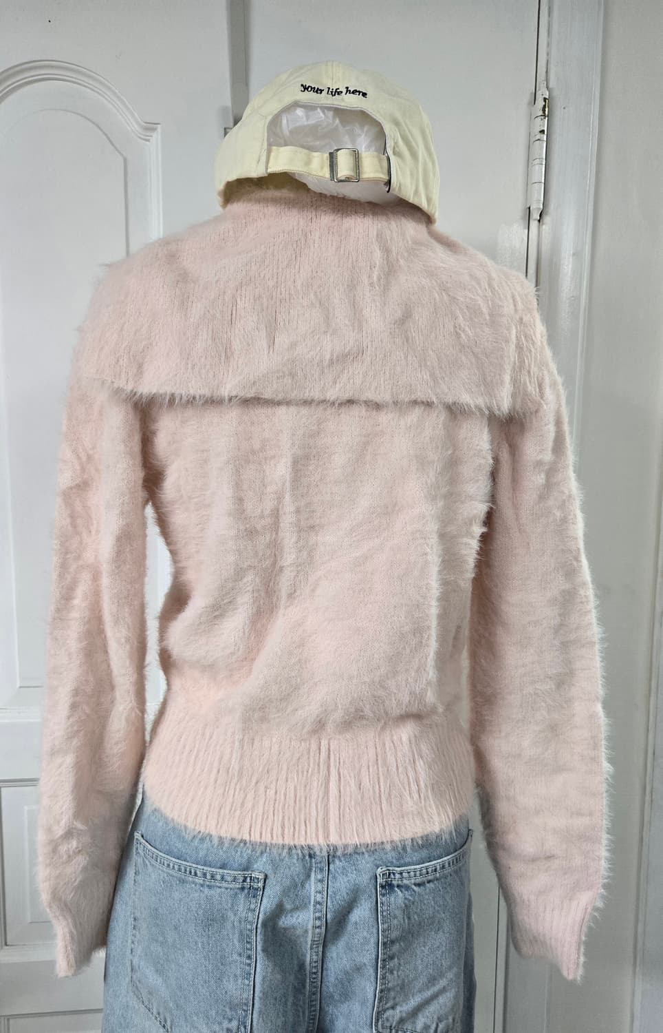 로라로라 세일러 핑크가디건 상품이미지6