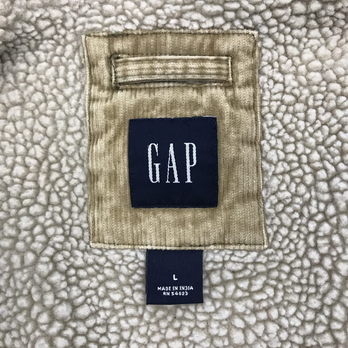 GAP 90s 빈티지 코듀로이 집업 쉐르파 [L] 상품이미지4