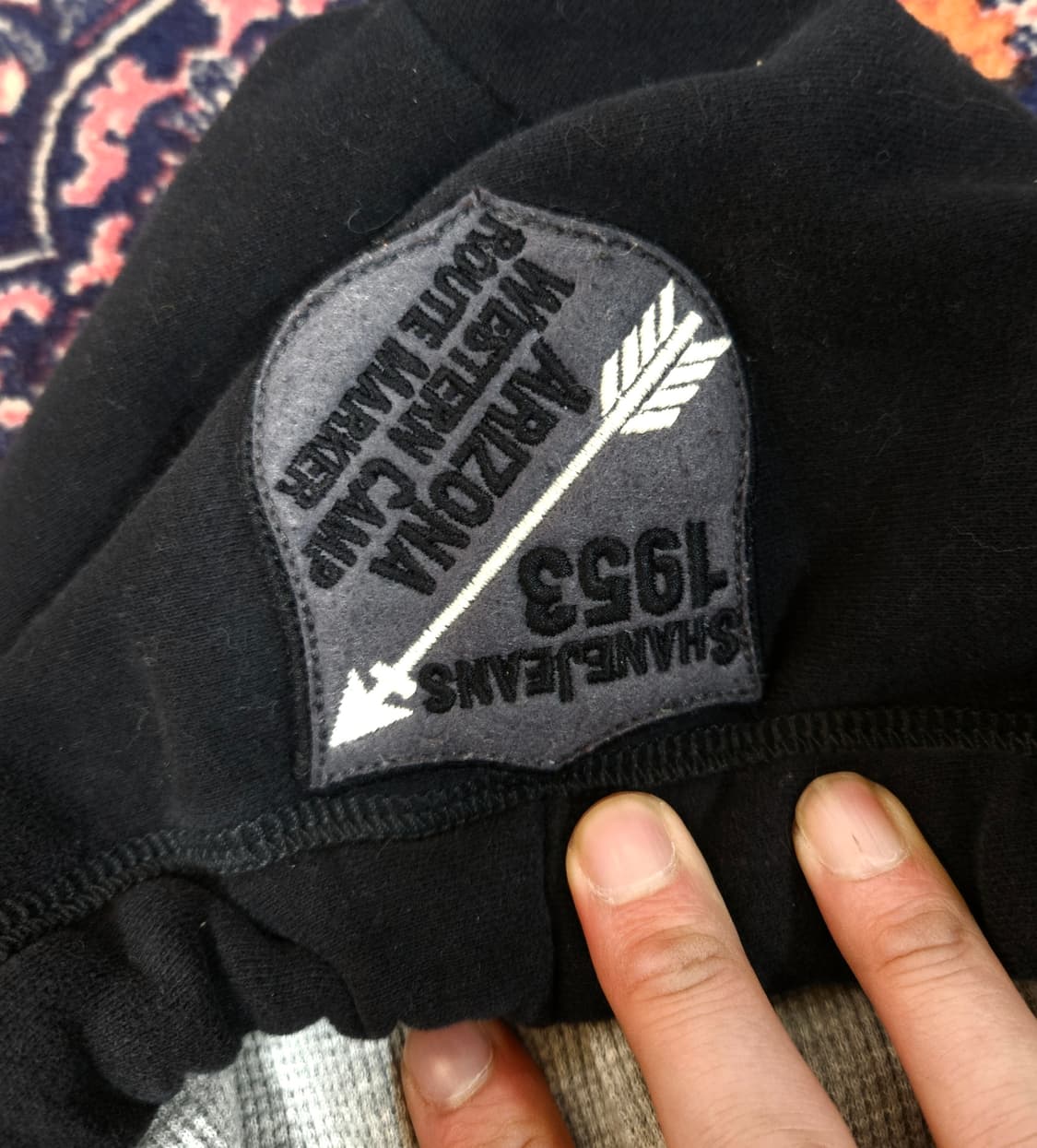 SHANE JEANS 00's y2k 빈티지 기모 후드집업 S  상품이미지4