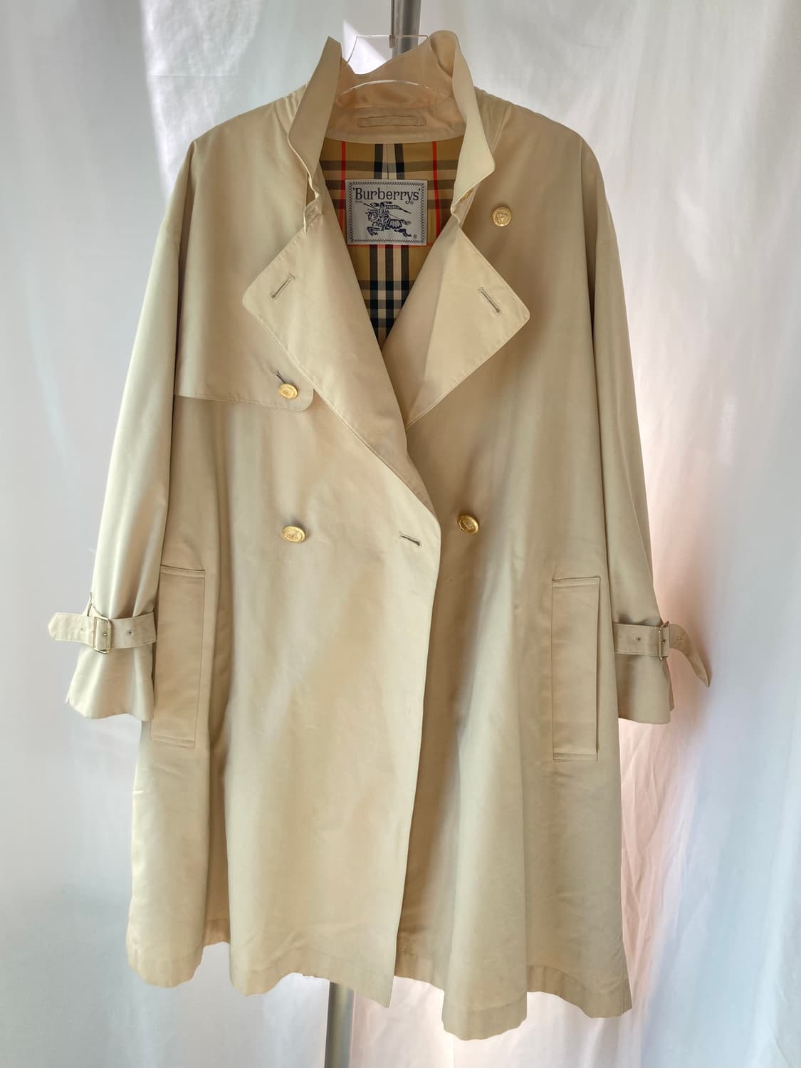 정품) 버버리 클래식 여성 트렌치 코트 베이지 상품이미지1