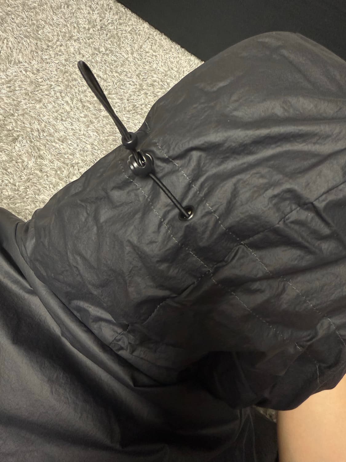 비범스 페이퍼 왁스 코팅 다운 점퍼 상품이미지7