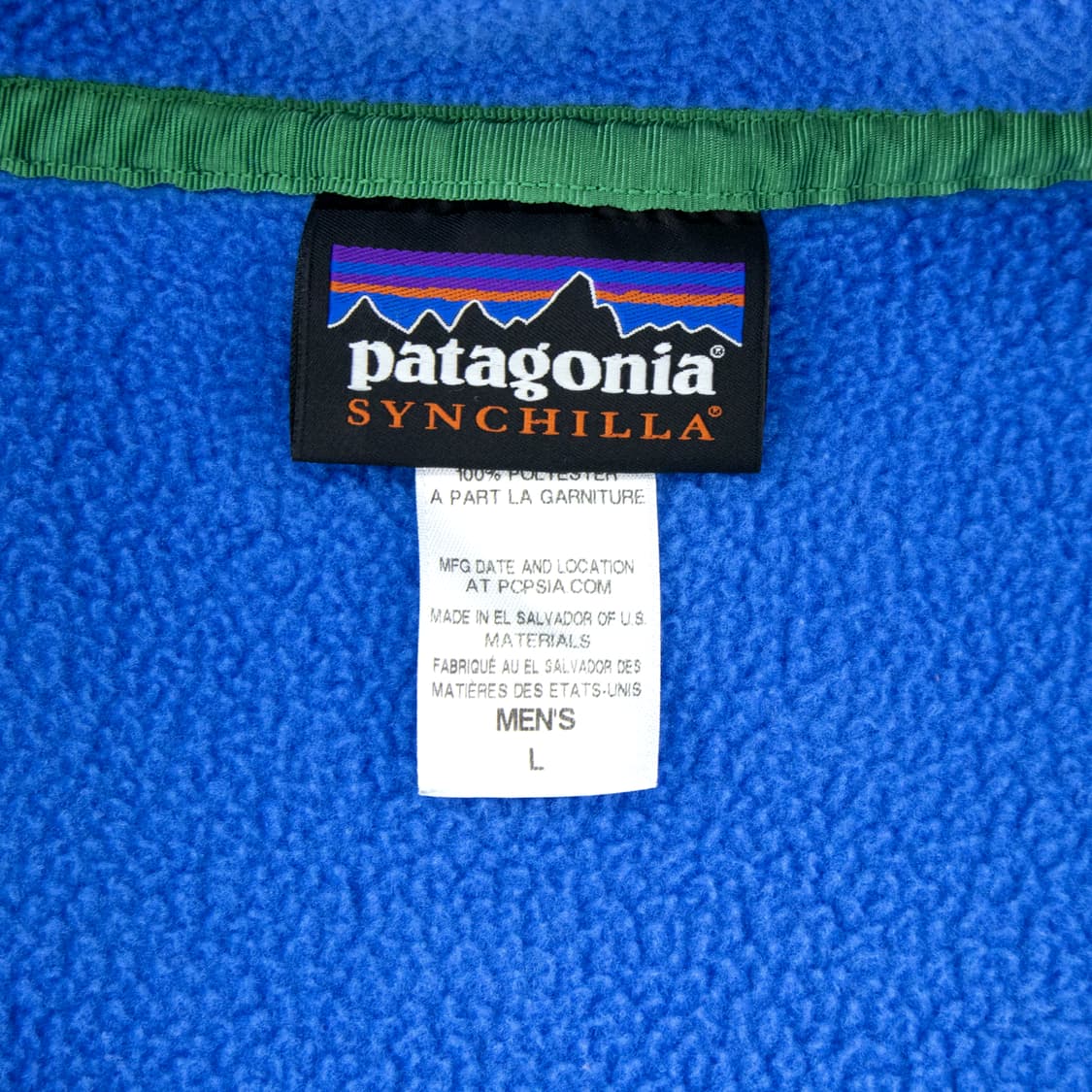 14FW 파타고니아 신칠라 스냅-T 블루/네이비 상품이미지6