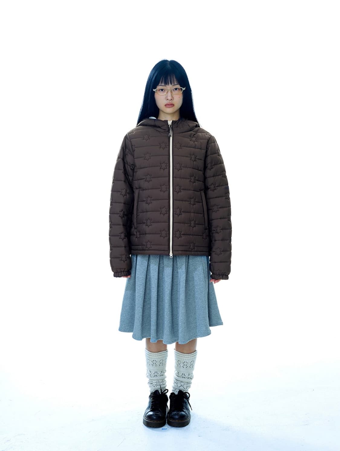 코이세이오 플러피 라이트 패딩 브라운 상품이미지1