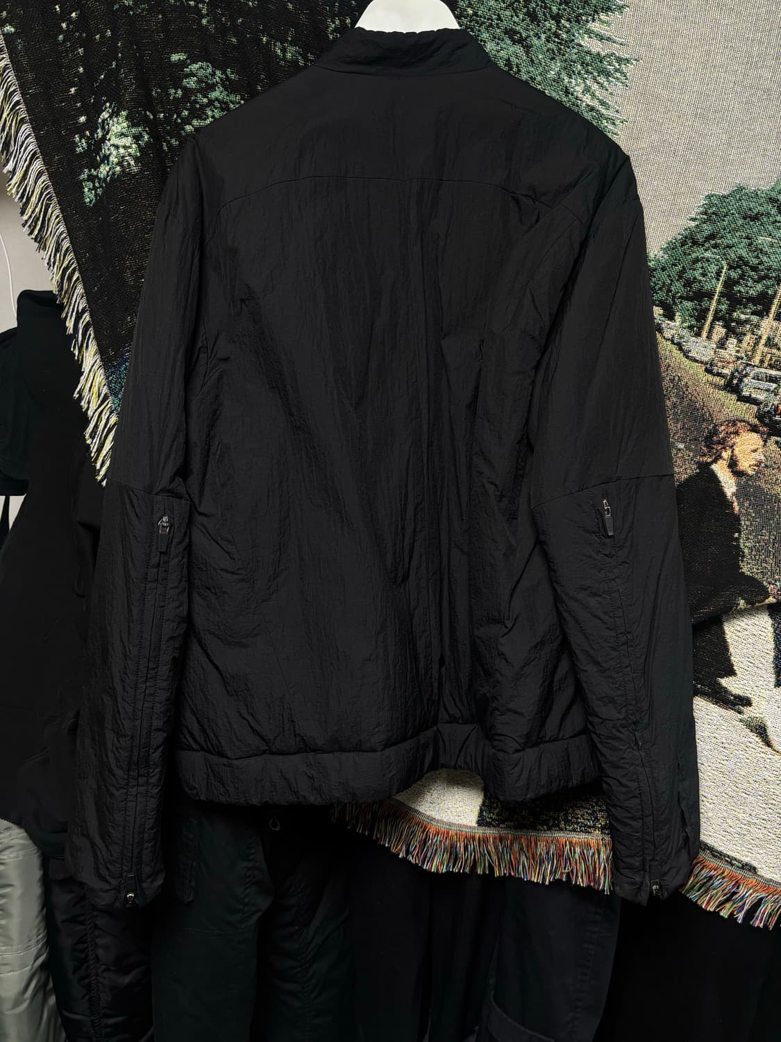 폴리테루 하이커자켓 블랙 3사이즈 상품이미지3