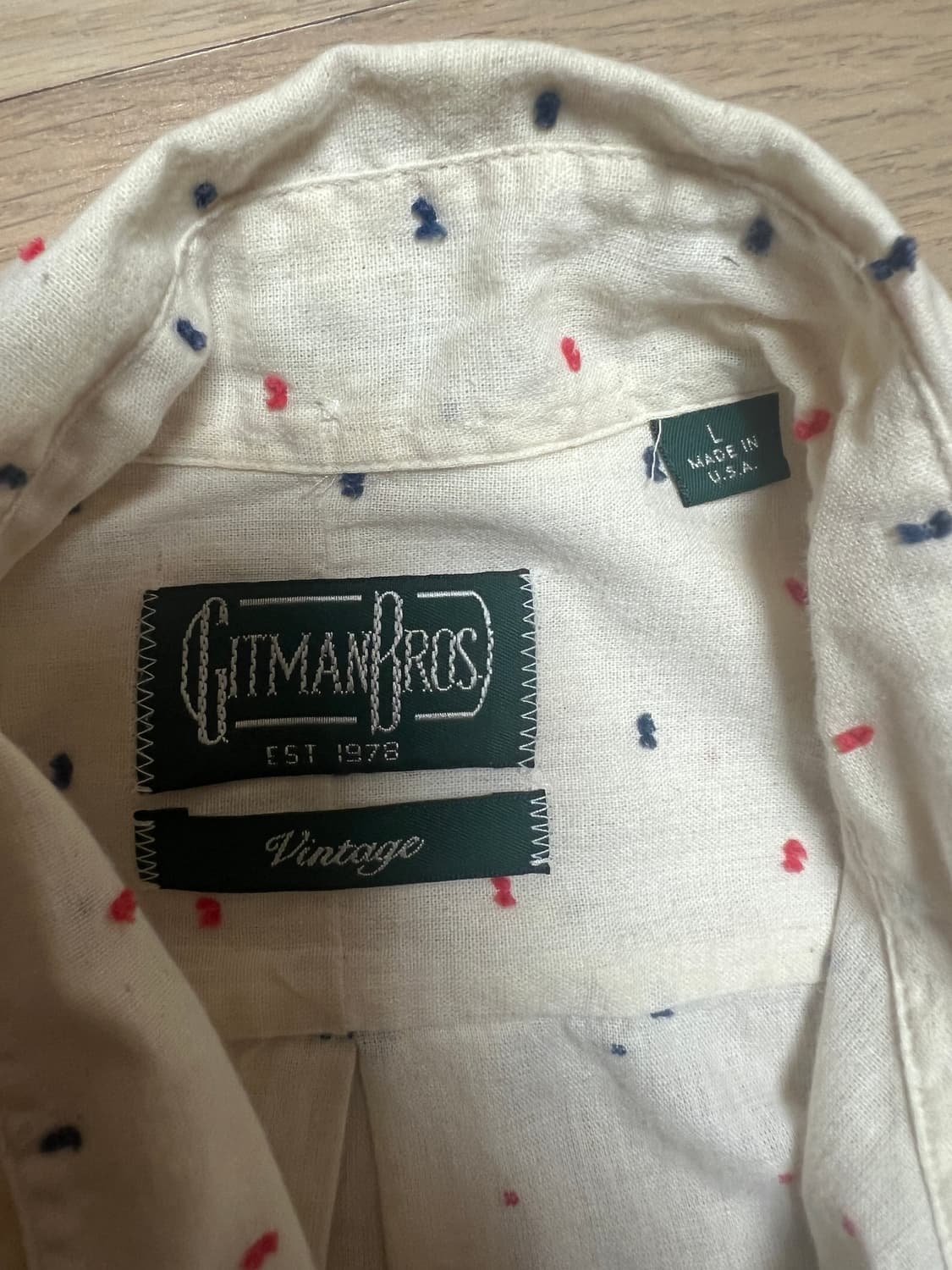 Gitman vintage 셔츠 L 상품이미지3