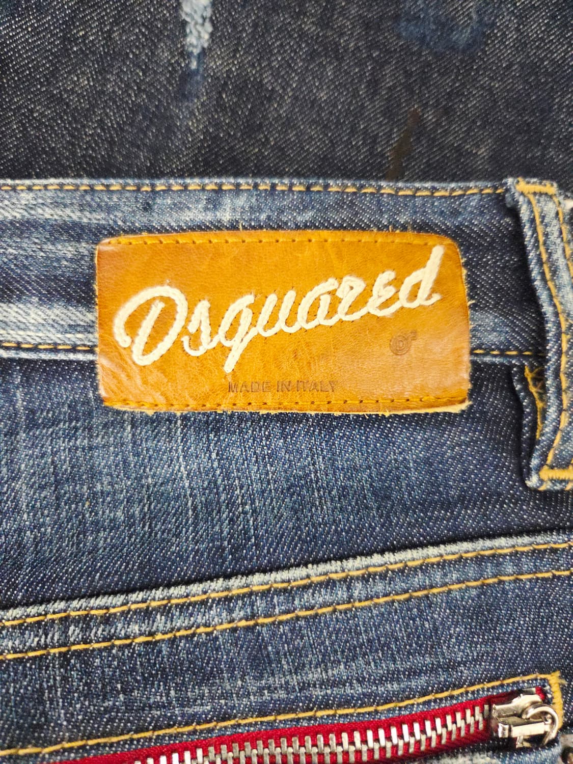 DSQUARED2 디스퀘어드2 딘진 백지퍼 데님 팬츠 상품이미지6