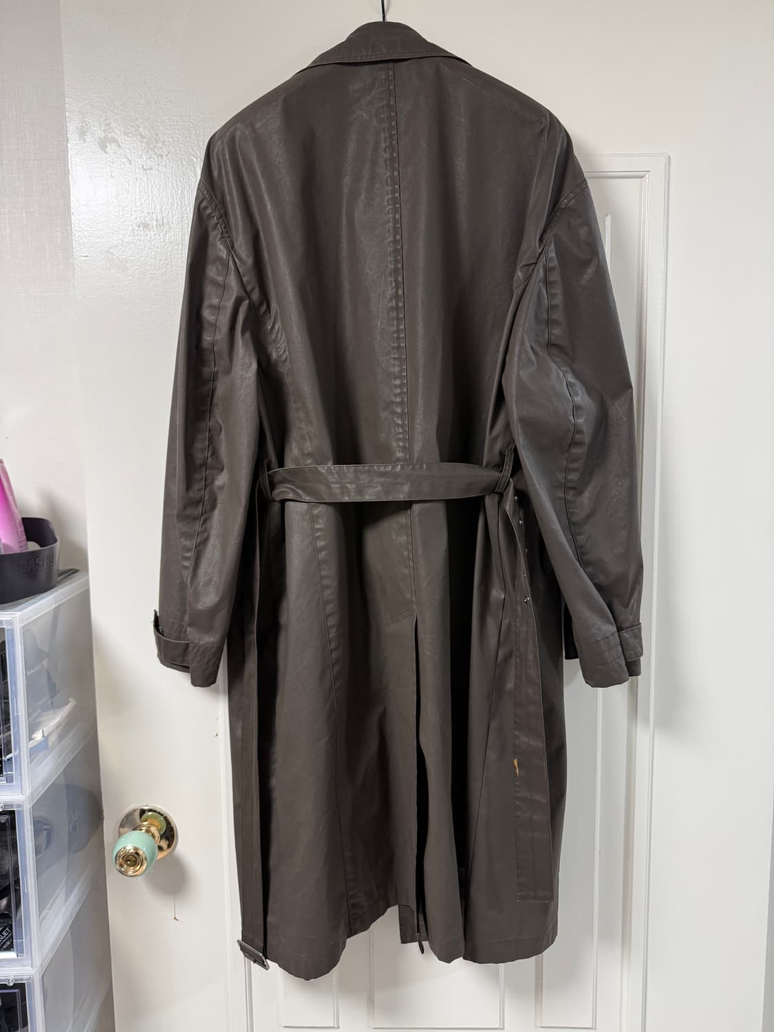 유스 youth 코트 더블 브레스티드 코트 브라운 M 상품이미지2