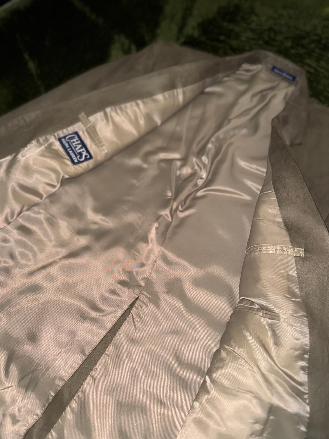 [46R] 챕스 랄프로렌 텍스쳐드 릴렉스 핏 블레이저 자켓 브라운 상품이미지5