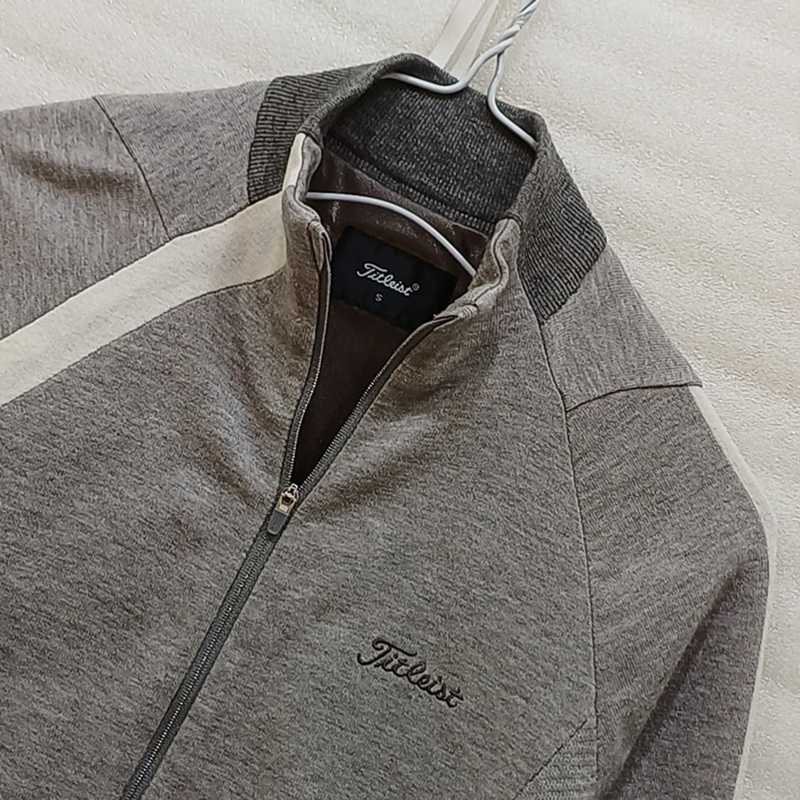 타이틀리스트 골프 방풍 목폴라 울 집업 니트 자켓 여성 XS 사랑봉봉 상품이미지4