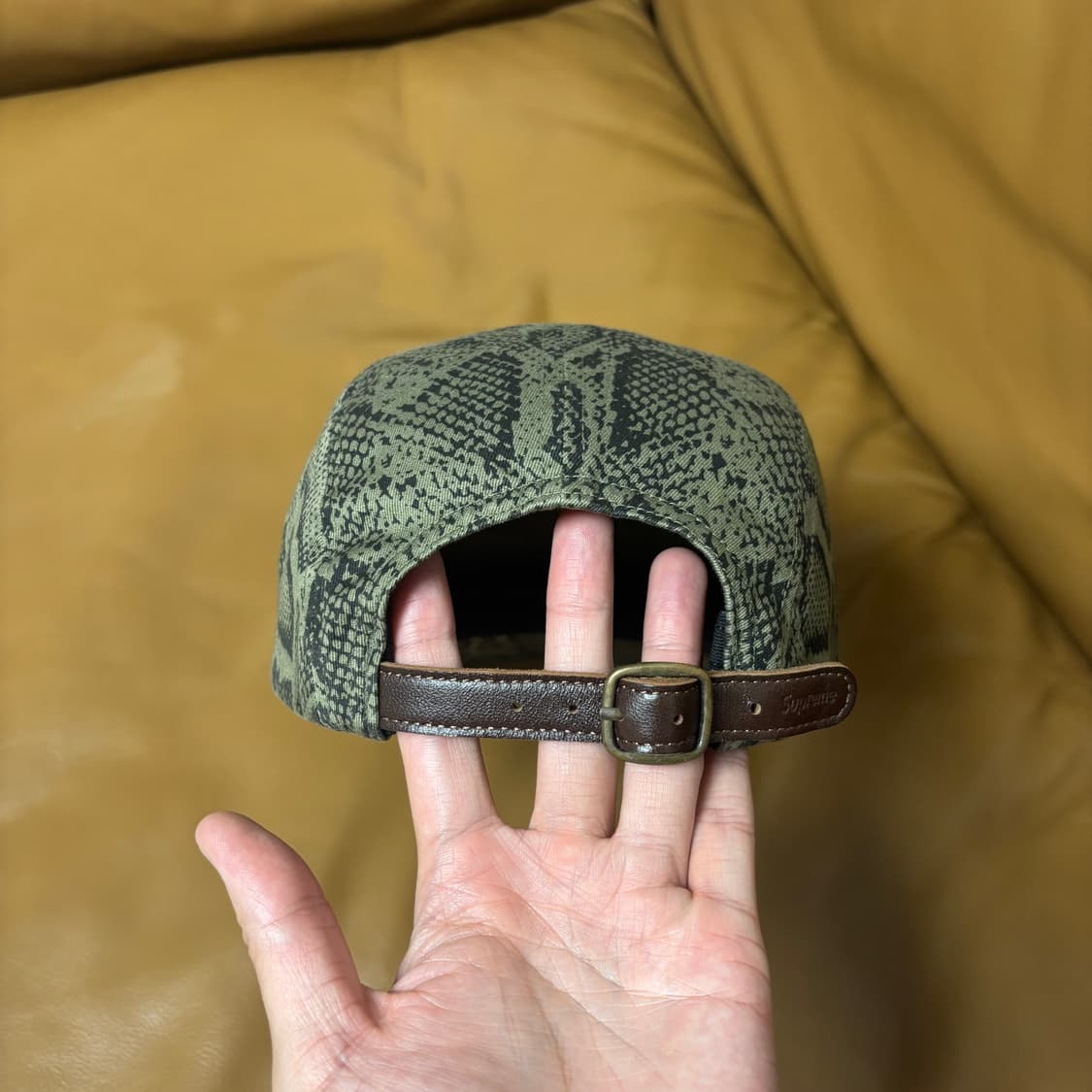 Supreme 슈프림 24ss 스네이크 캠프캡 모자 Snake Skin 상품이미지7