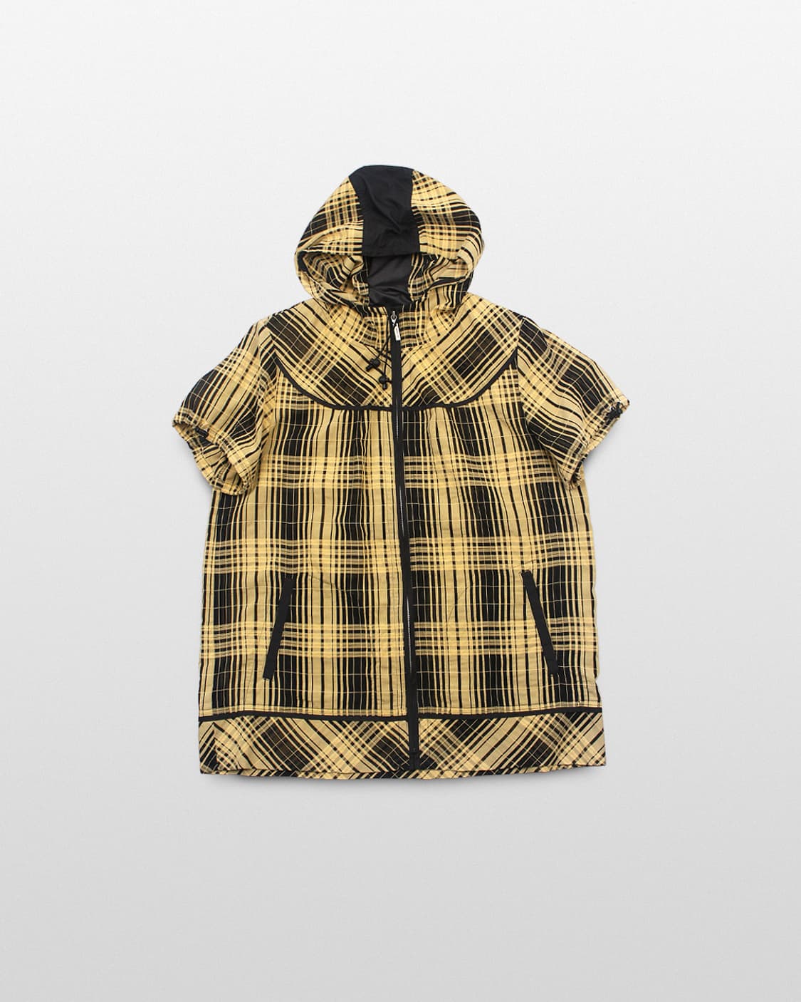 KANSAI BIS Check Hood Half Sleeve Zip Ja 상품이미지1