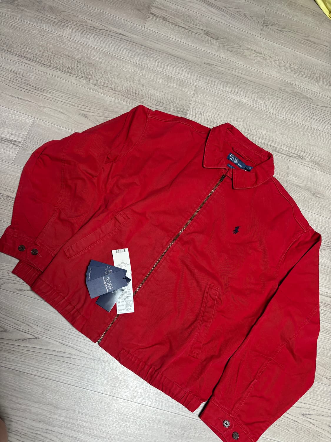 [L] 폴로 빅자켓 레드 상품이미지1