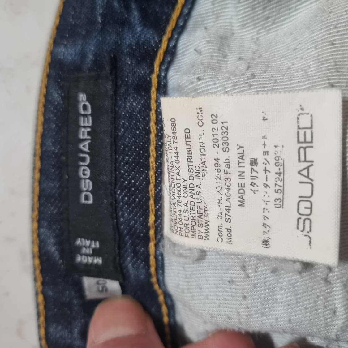 디스퀘어드2 남성 데미지 청바지 50 상품이미지7