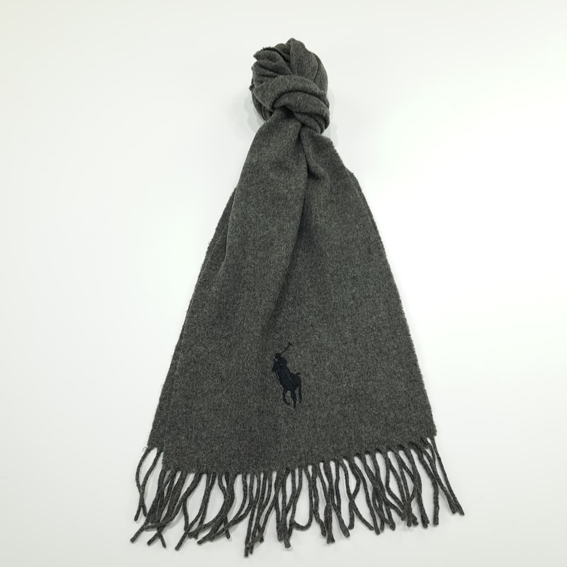MX260 폴로 랄프로렌 그레이 램스울 목도리 머플러 상품이미지1