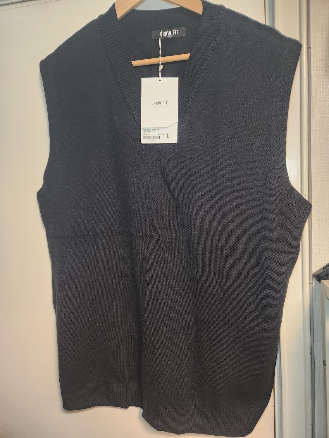 드로우핏 울 오버핏 베스트 L 상품이미지1