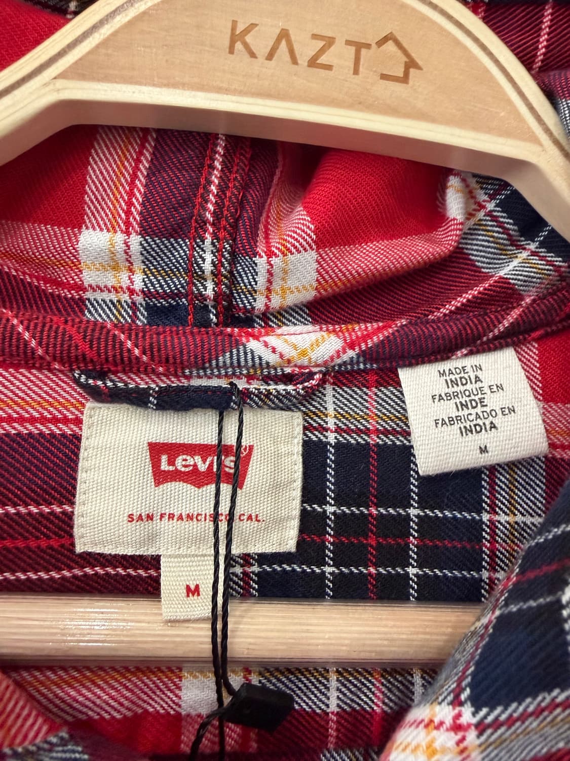 386. 리바이스 체크 셔츠후드 상품이미지2