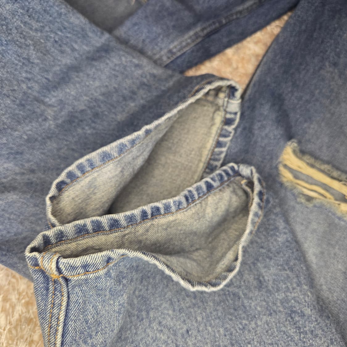 위캔더스 레이싱 데님 팬츠 상품이미지8