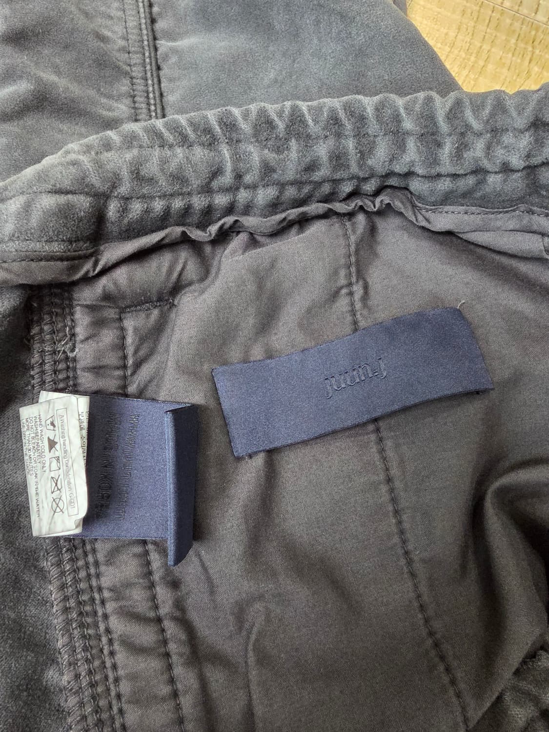 준지 사이드 절개 디테일 조거 팬츠 그레이 48 상품이미지5