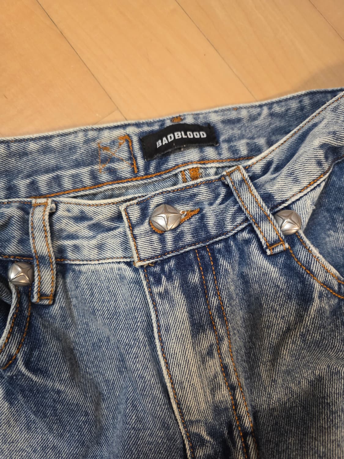 배드블러드 토네이도 데님 팬츠 (xs) 상품이미지4