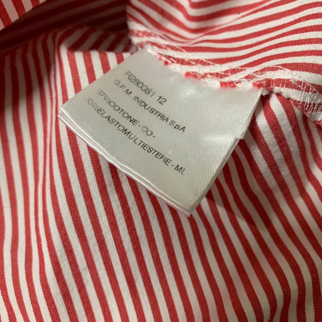 비비안 웨스트우드 레드 스트라이프 후드 반팔 셔츠 상품이미지9