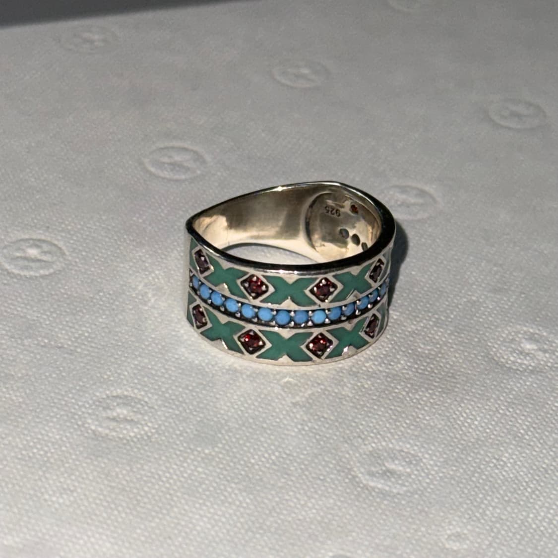 Silver turkey stone ring 실버925 터키석 상품이미지3