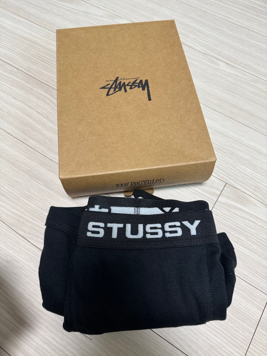 스투시 남성 브리프 블랙 (L) 새상품 1pc 상품이미지1