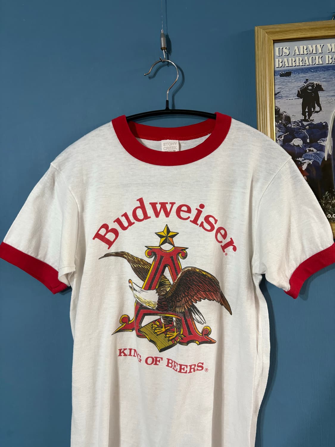 80-90‘s Budweiser 'King of Beers' Ringer 상품이미지2