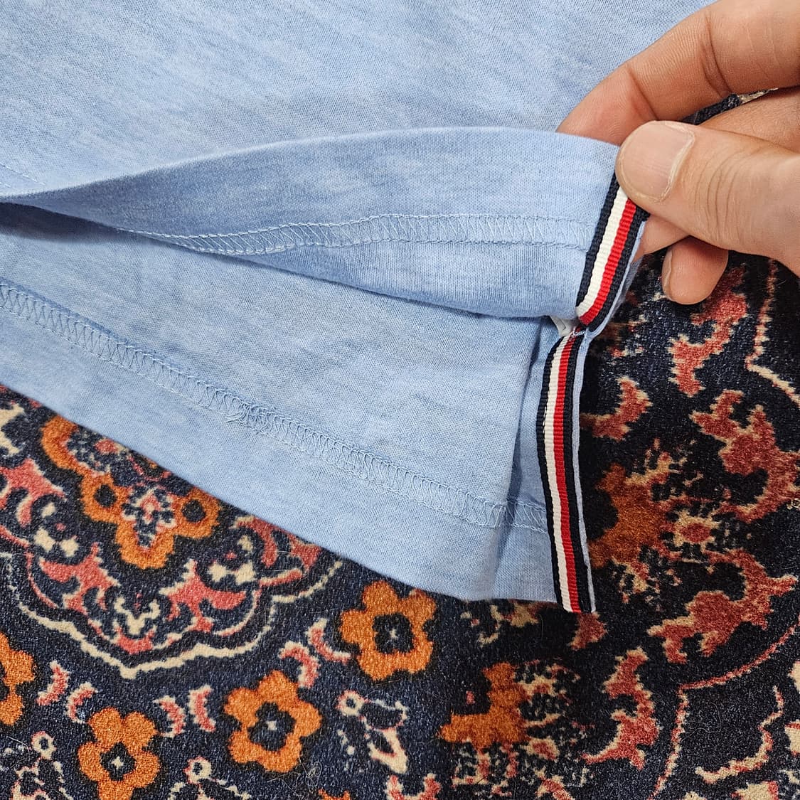 (새상품)타미힐피거 스트라이프 반팔 카라티
 상품이미지3