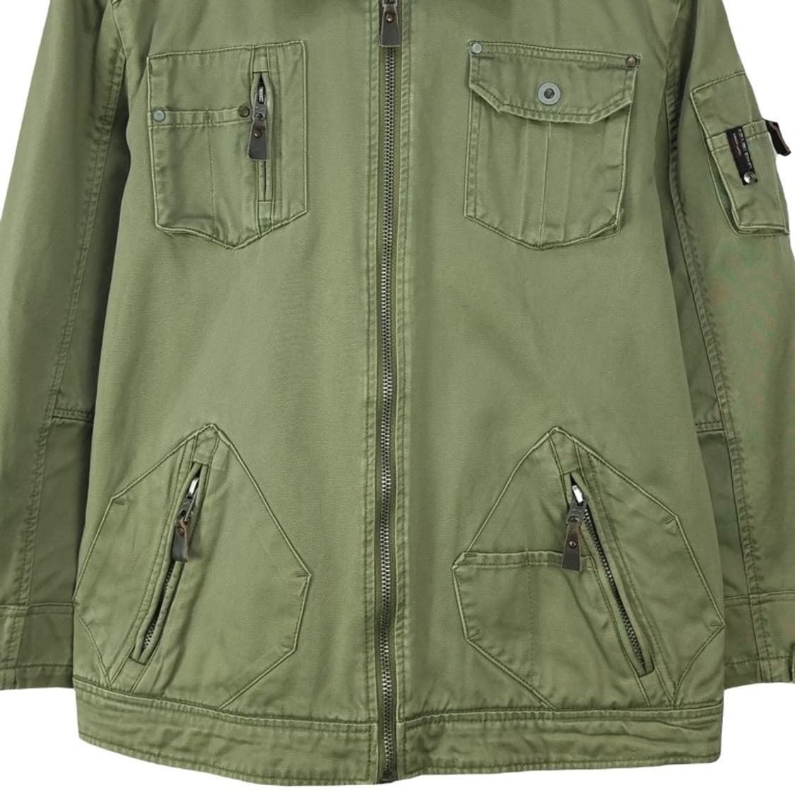 [잭앤존스] 밀리터리 멀티 포켓 빈티지 코튼 집업 자켓 M19358 상품이미지5