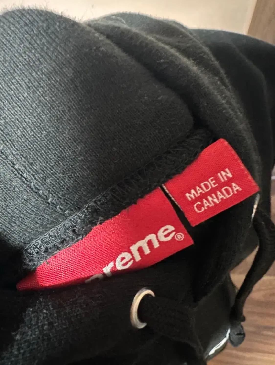 L) 슈프림 서울 박스로고 후드 스웨트셔츠 블랙-23fw 상품이미지5