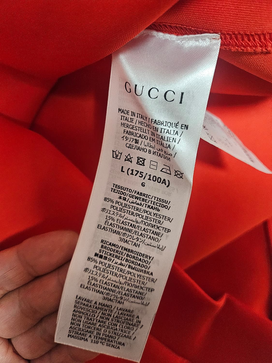 구찌 오렌지 후드 새상품 L 95~100 상품이미지8