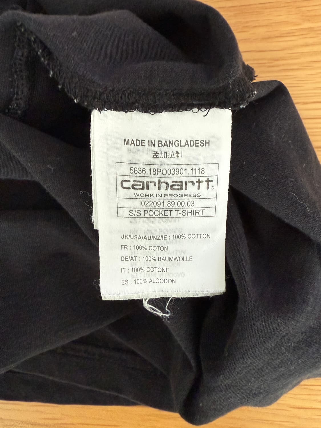 칼하트(Carhartt) 포켓 반팔 티셔츠 상품이미지6