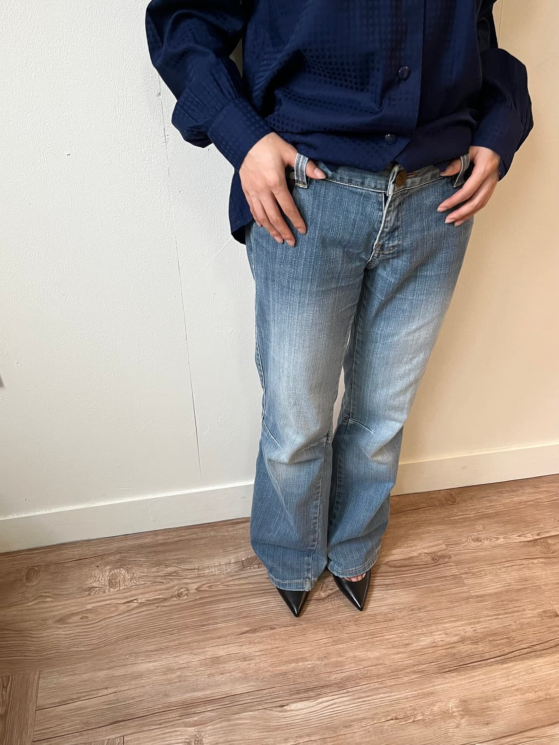 anion jeans 버클 데님 팬츠 상품이미지7