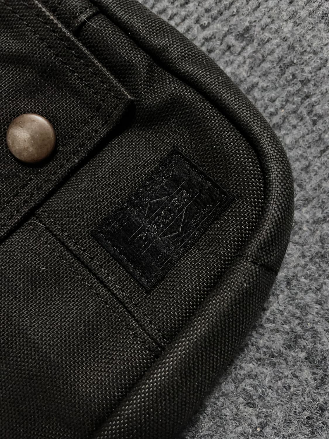 포터 블랙 코튼 핸드백 상품이미지2