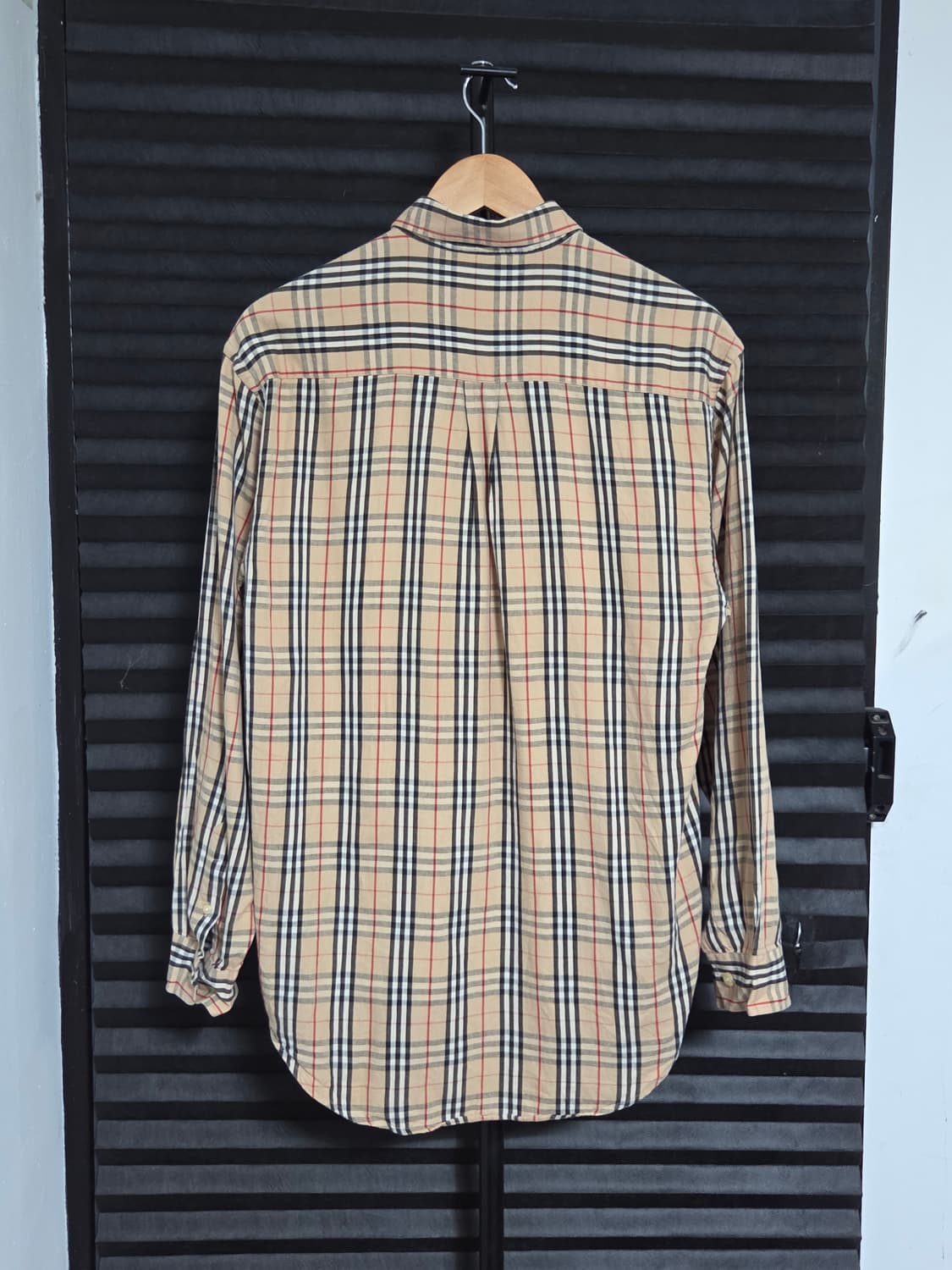(정품) [버버리] 90s 빈티지 노바체크 코튼 셔츠 | 00150 상품이미지6