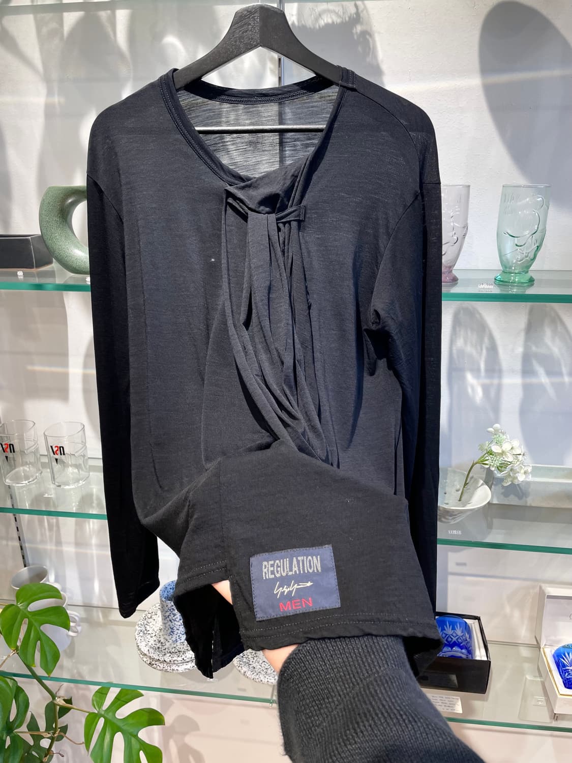 요지야마모토 레귤레이션 asymmetric tee 상품이미지4