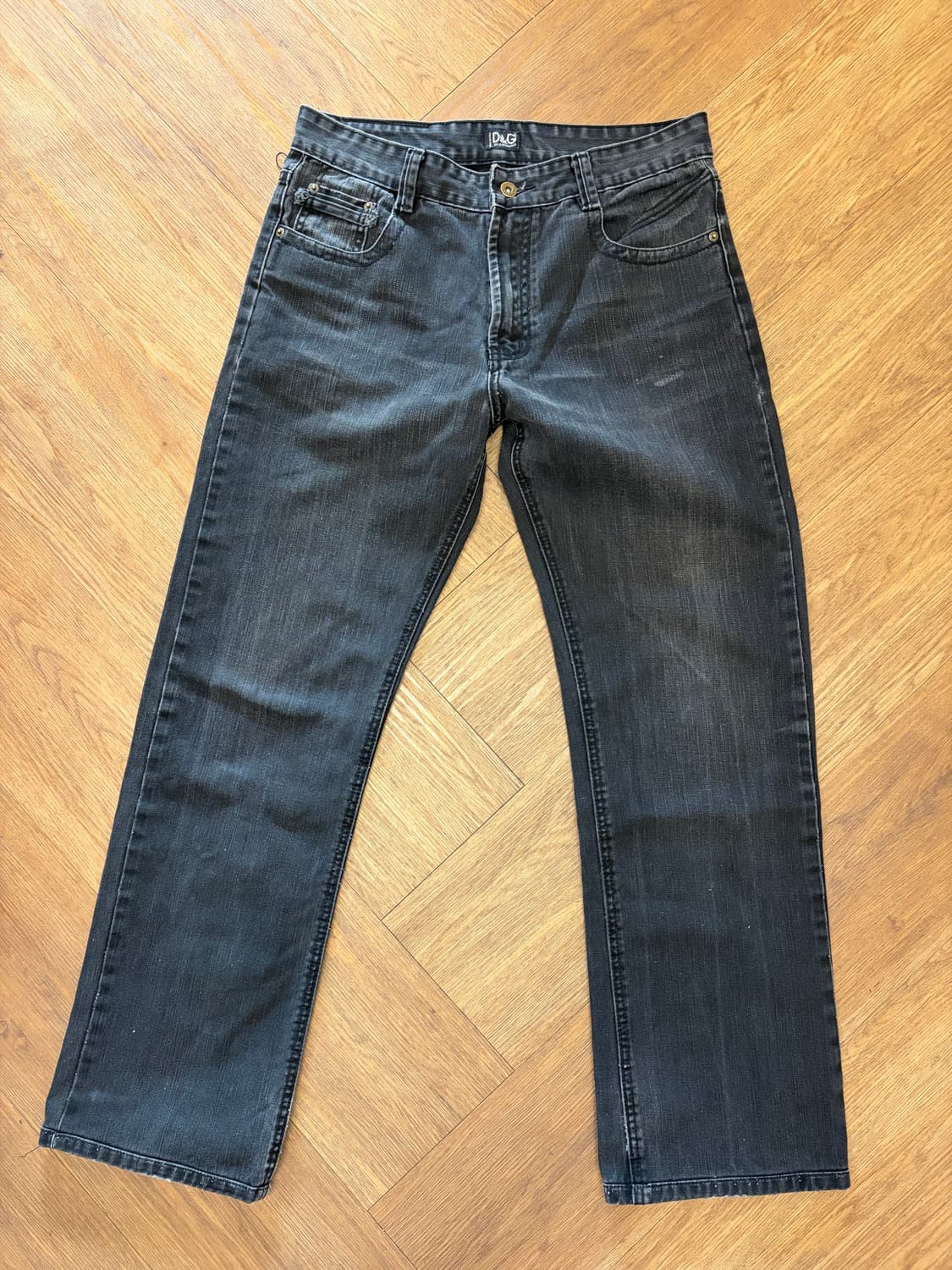 N218. 돌체앤가바나 블랙 데님팬츠 상품이미지2