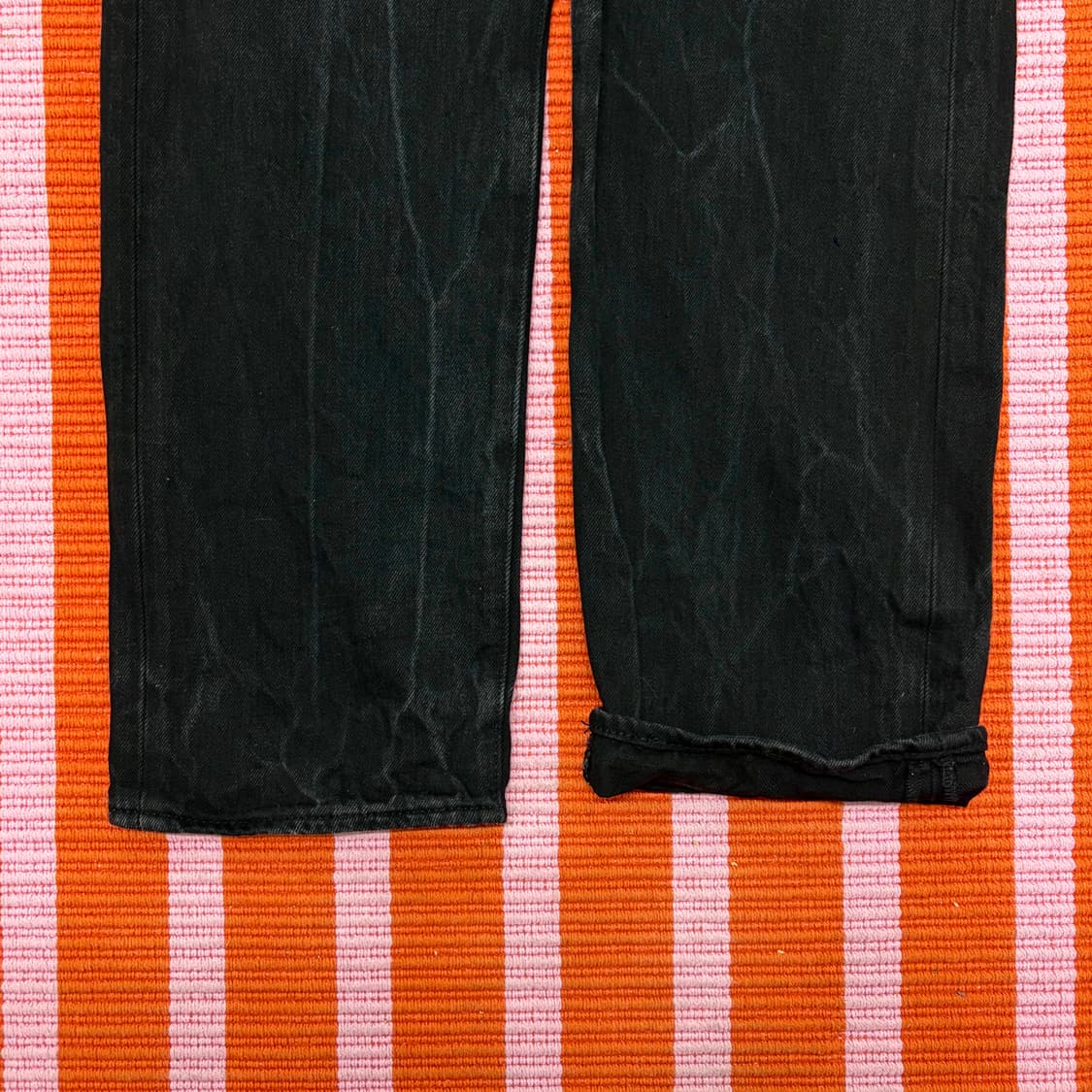 리바이스 501 크랙 워싱 블랙진 (32) 상품이미지3