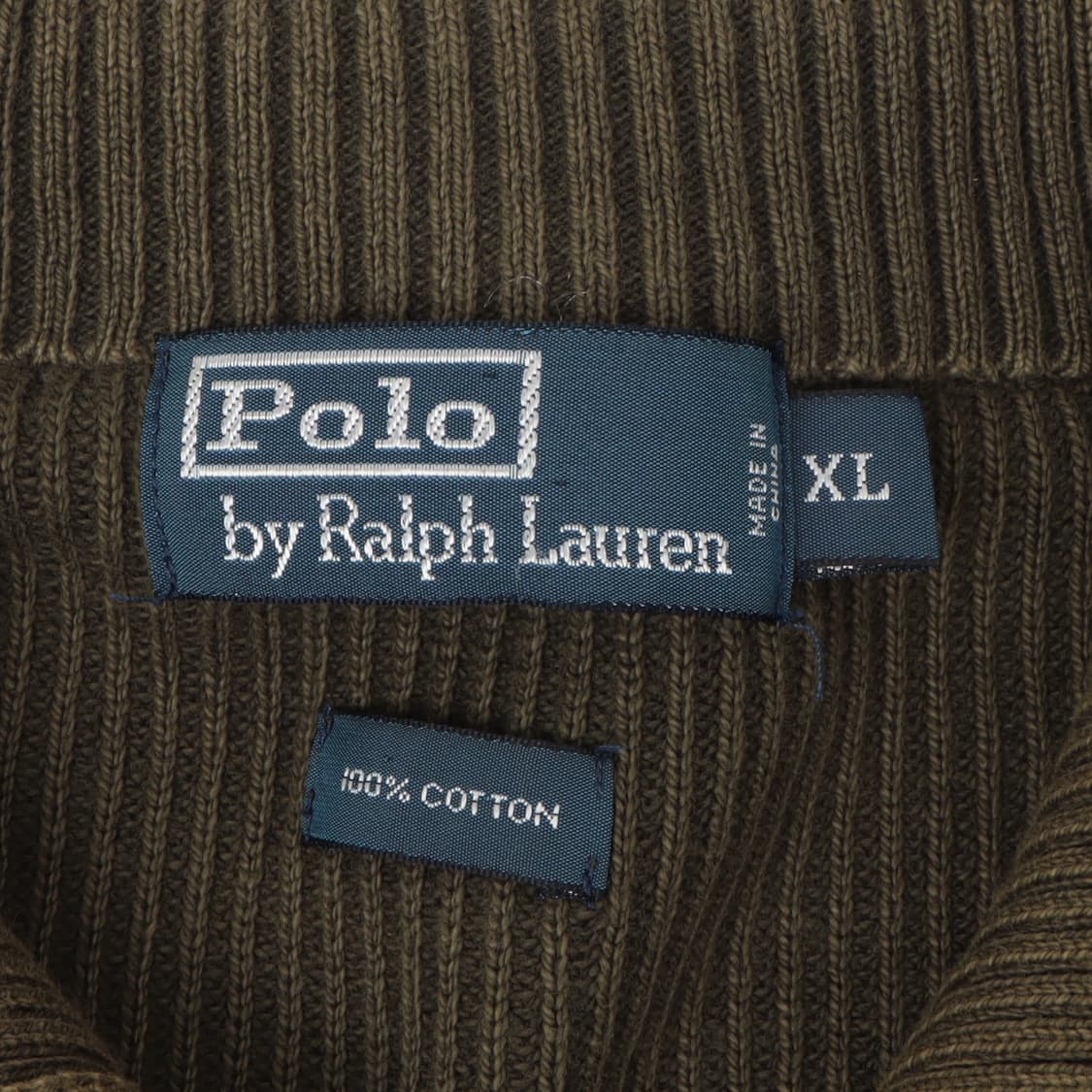 폴로 랄프로렌 카키 army 엘보 패치 버튼넥 니트 상품이미지8