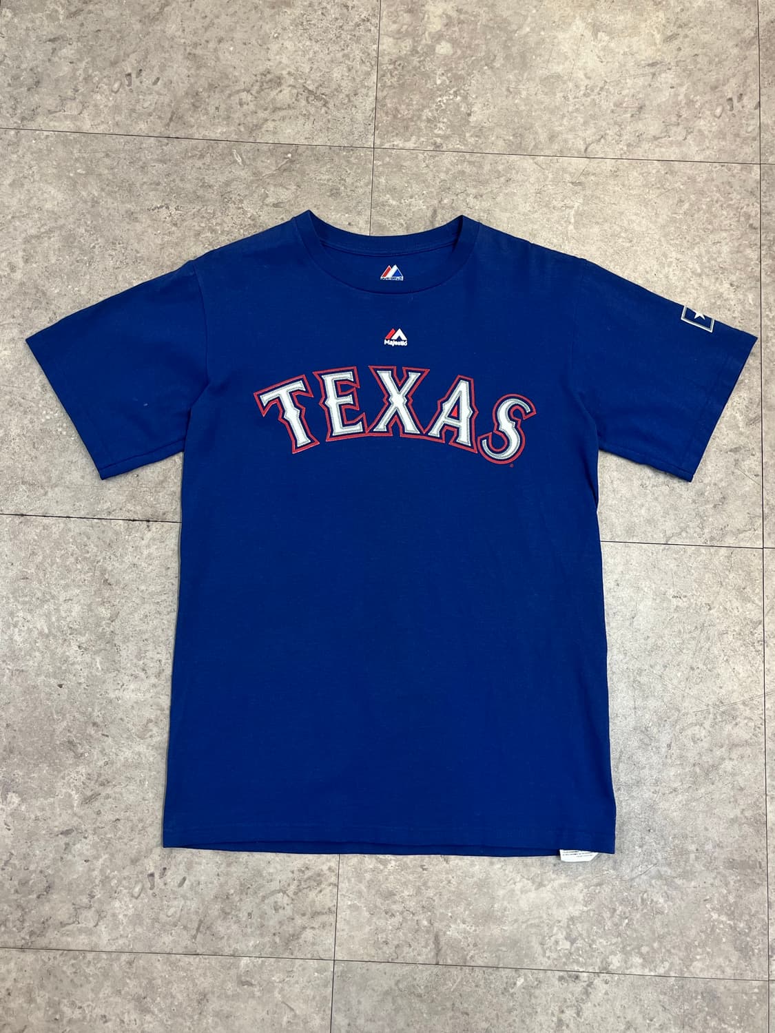 마제스틱 엠엘비 텍사스 추신수 반팔티 블루 S #csz4074  상품이미지4