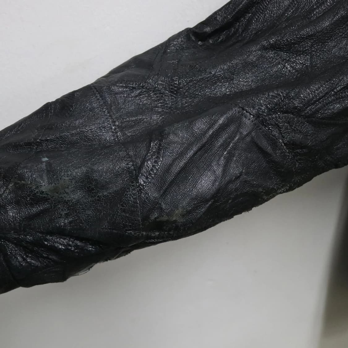 빈티지 패치워크 레더 가죽 자켓 62458 상품이미지4