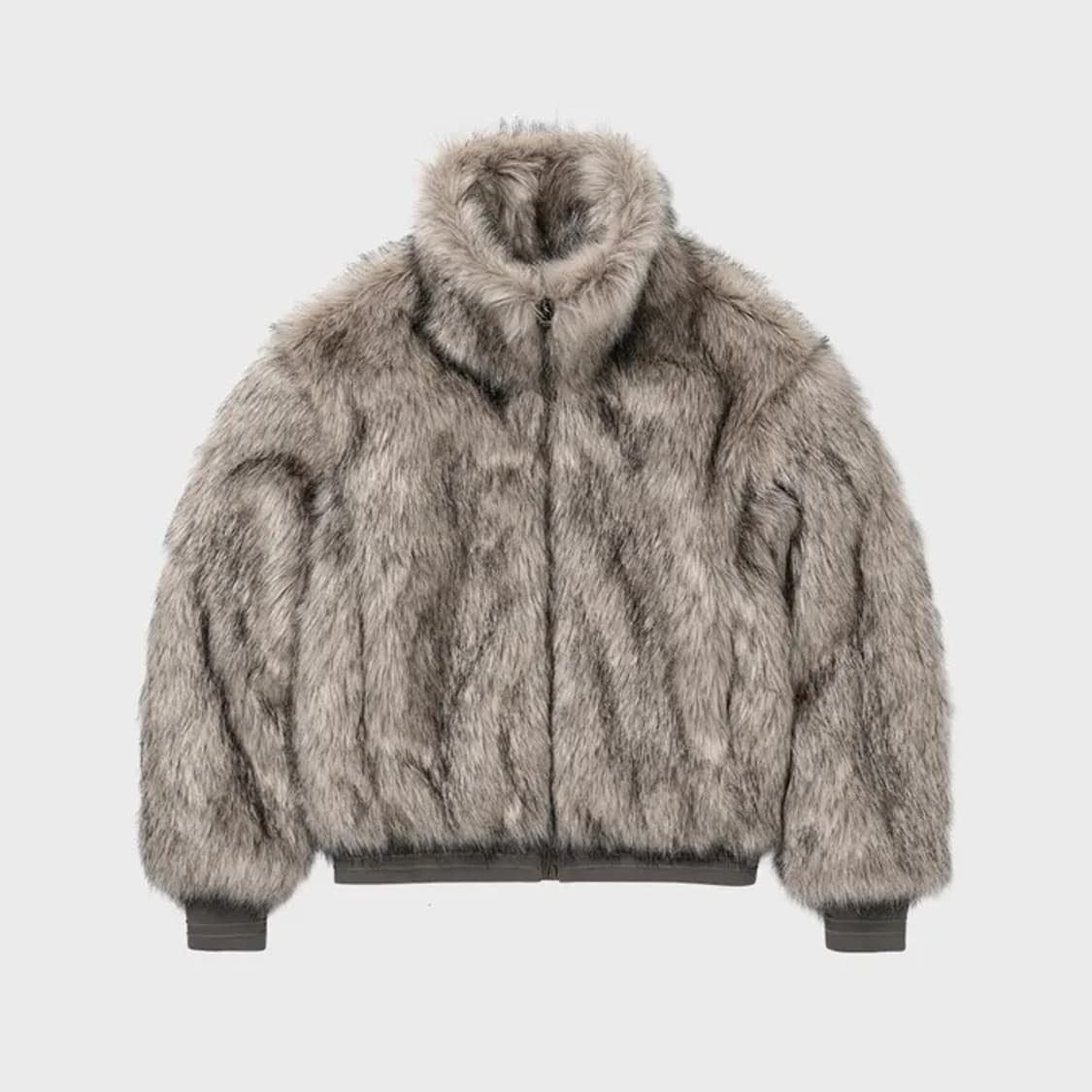 웰빙 익스프레스 퍼 자켓 그레이 M 상품이미지1