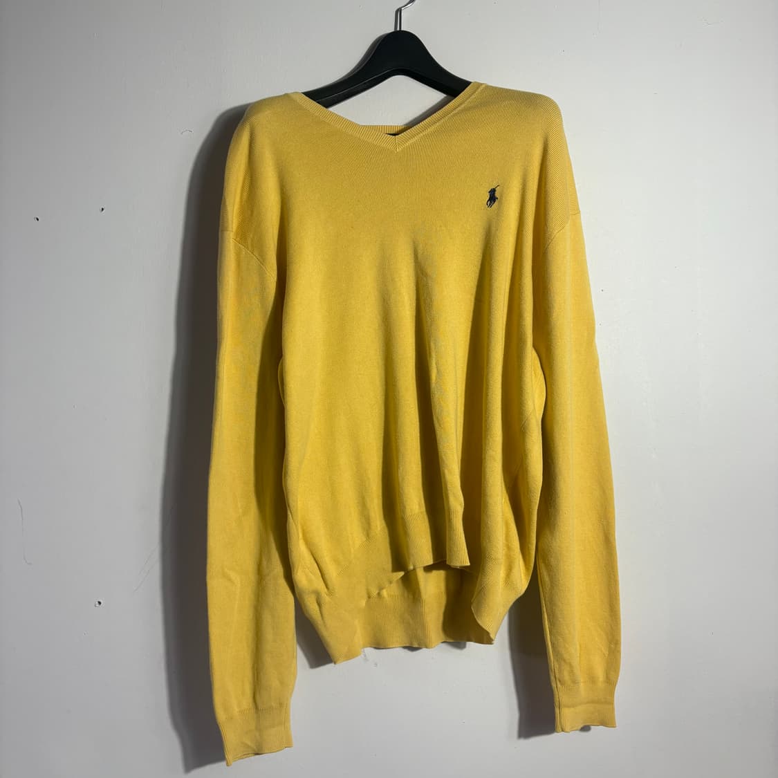 폴로 랄프로렌 옐로우 브이넥 니트 (무료배송) 상품이미지1